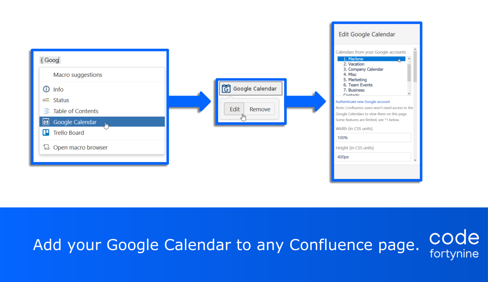 Google Calendar for Confluence Atlassian Marketplace