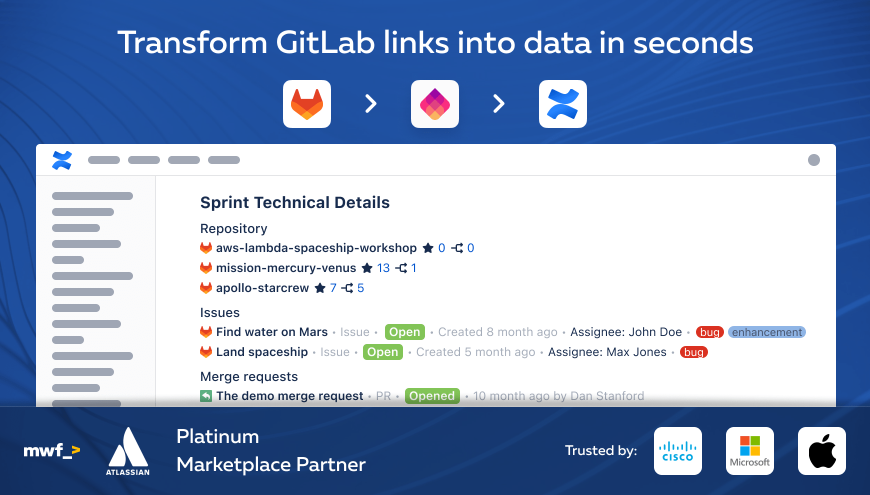 Gitlab For Confluence | Atlassian Marketplace