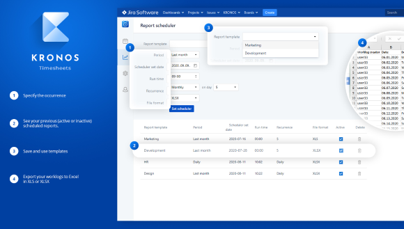 KRONOS Timesheets – Worklogs and reports | Atlassian Marketplace