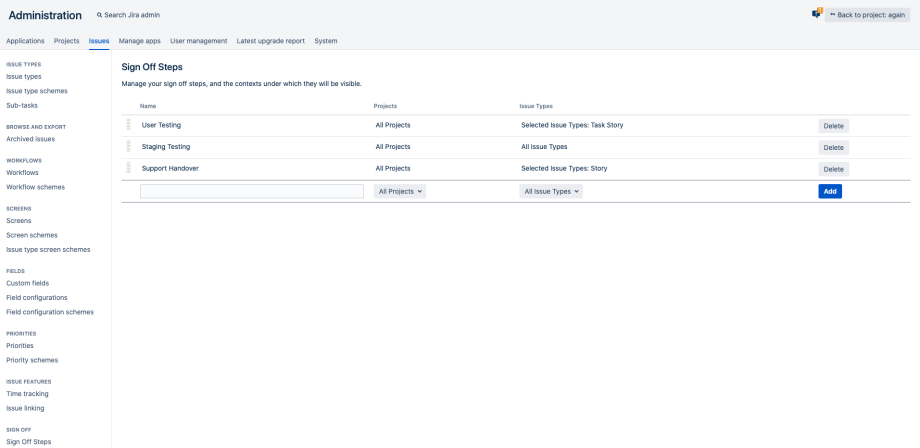 Sign Off Plugin for Jira - Version history | Atlassian Marketplace