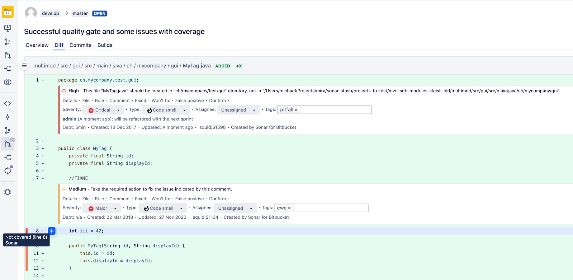 Sonar for Bitbucket Server | Atlassian Marketplace