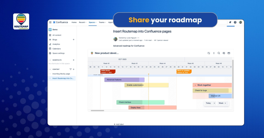 Roadmaps Timeline Kanban And Gantt Chart For Confluence Version History Atlassian Marketplace 0052