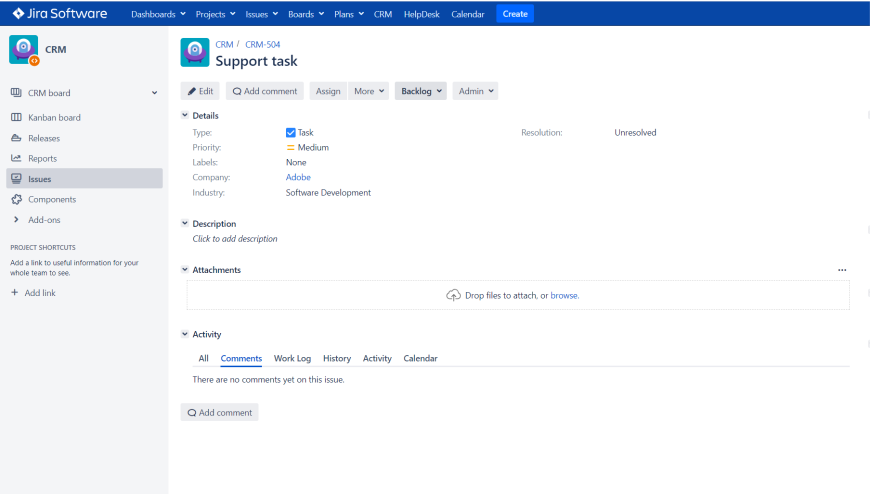 CRM For Jira - Customers & Sales | Atlassian Marketplace