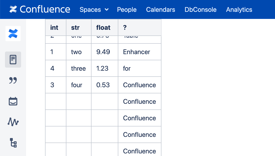 Table Enhancer for Confluence Atlassian Marketplace