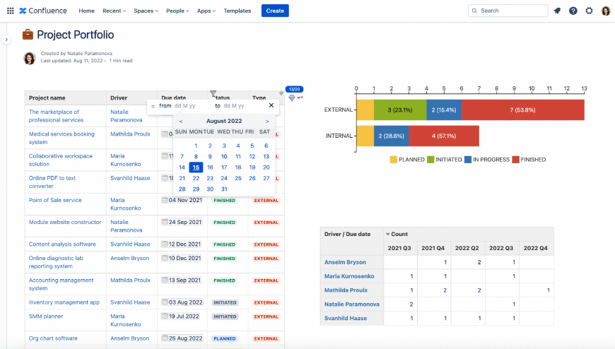 Table Filter, Charts & Spreadsheets for Confluence  Atlassian Marketplace