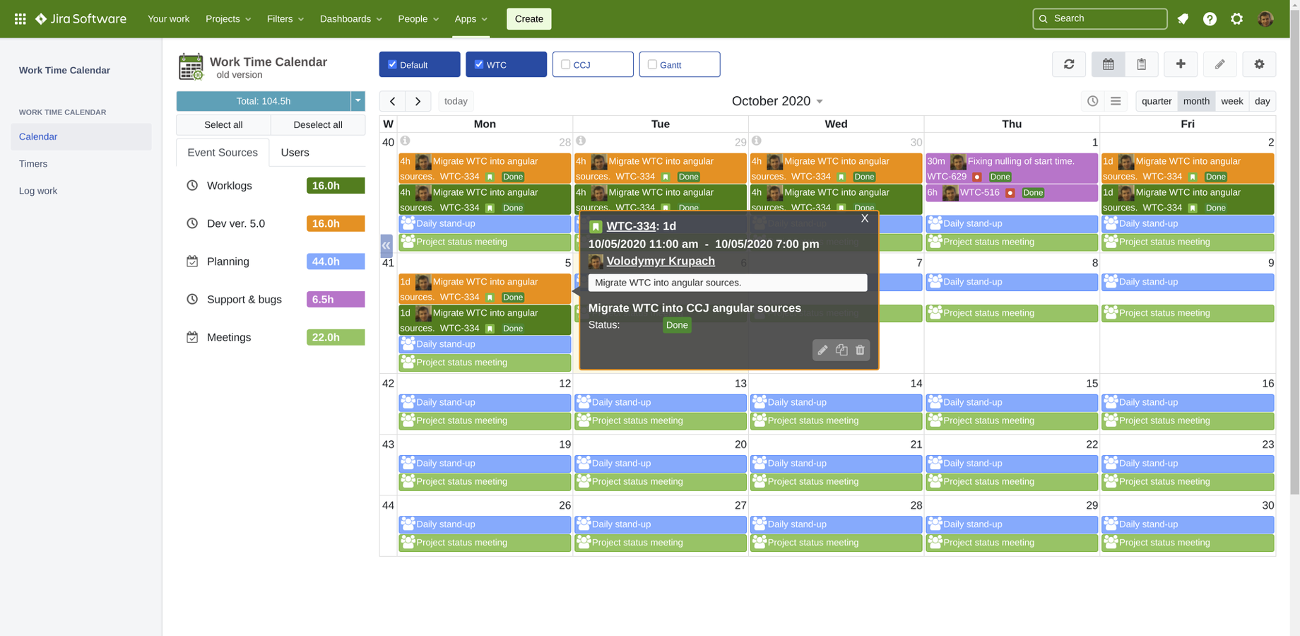 Work Time Tracking Calendar for Jira Atlassian Marketplace