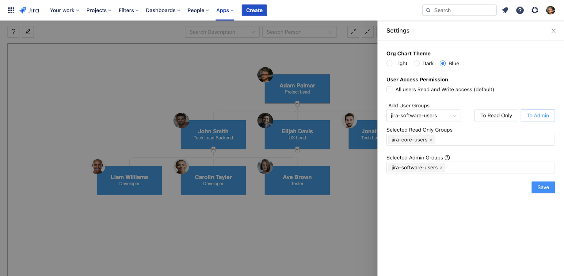 Org Chart for Jira Cloud Atlassian Marketplace