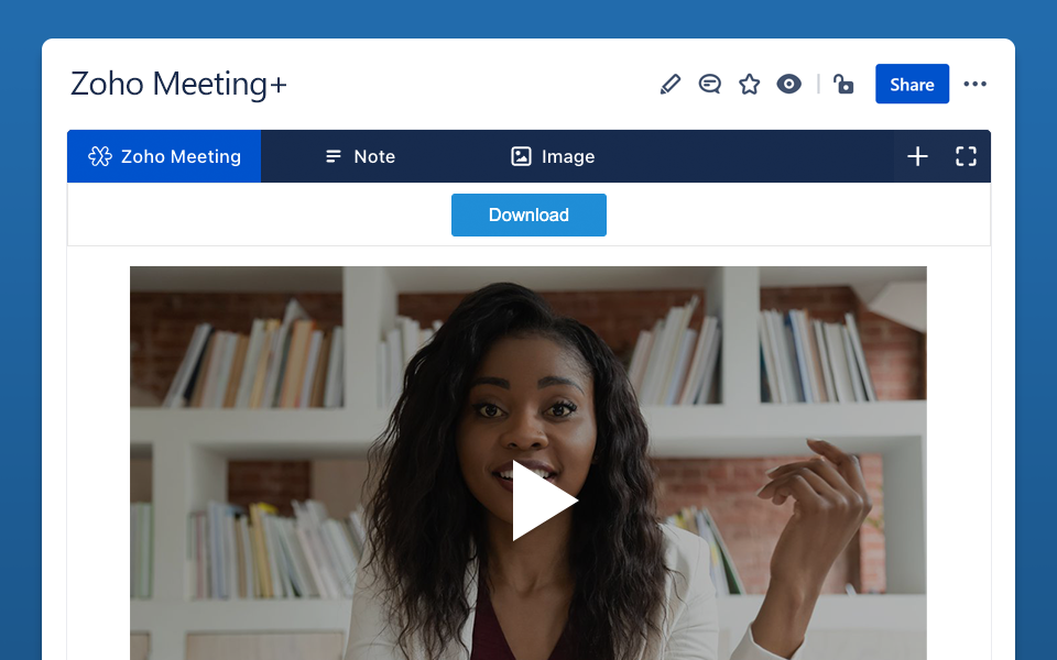 Zoho Meeting+ for Confluence | Atlassian Marketplace