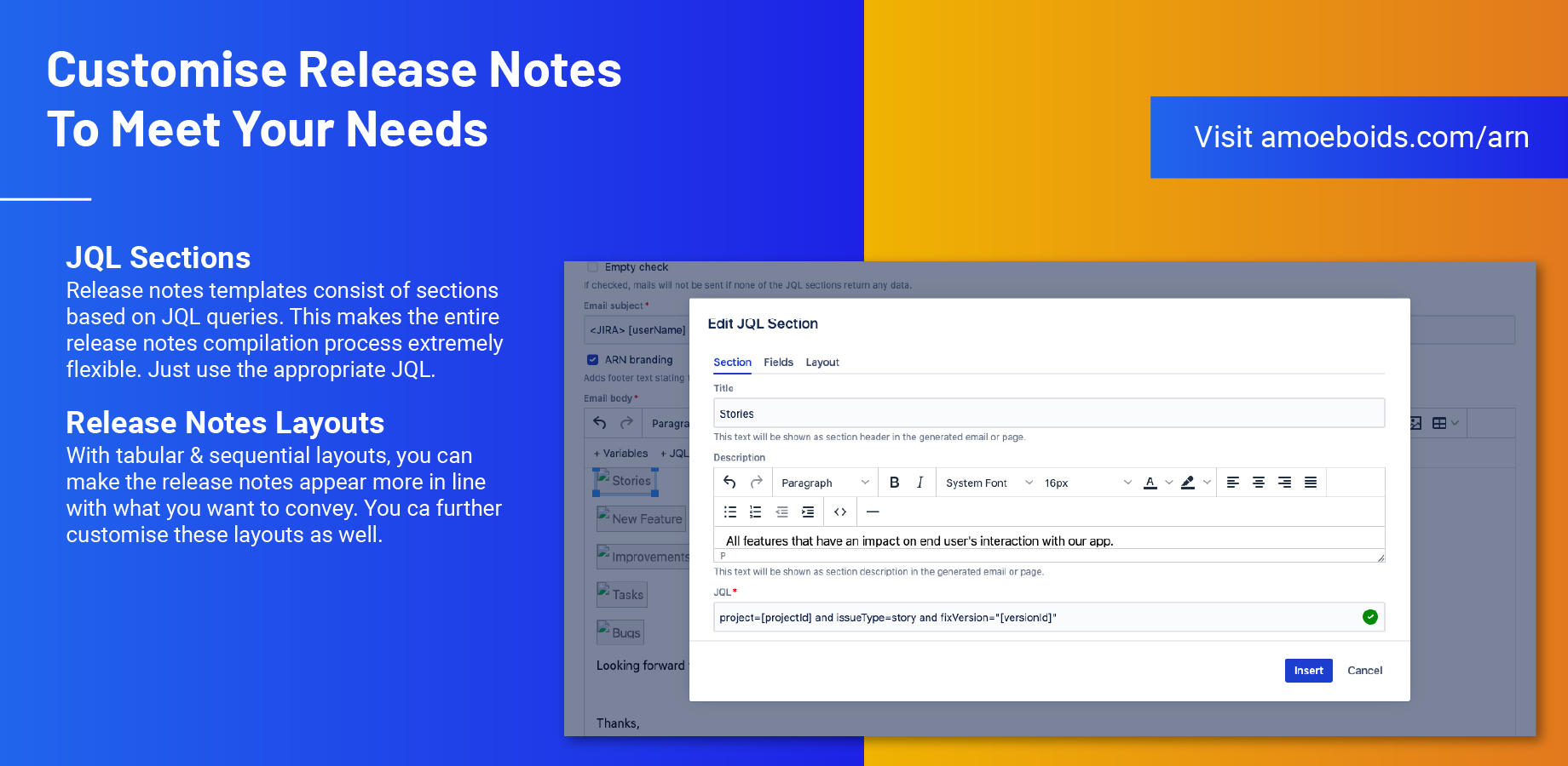 Automated release notes for jira atlassian marketplace