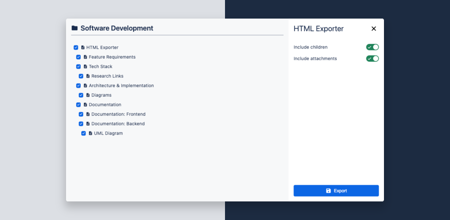 confluence html exporter