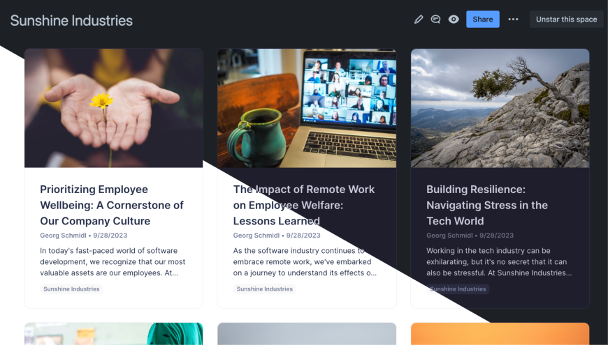 Lively Blogs - Beautiful Blog Posts For Confluence | Atlassian Marketplace