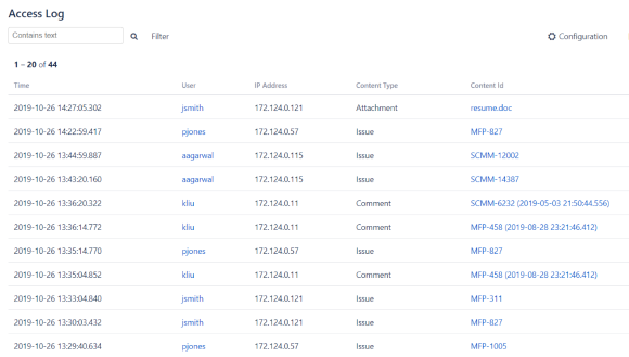 Access Log for Jira | Atlassian Marketplace