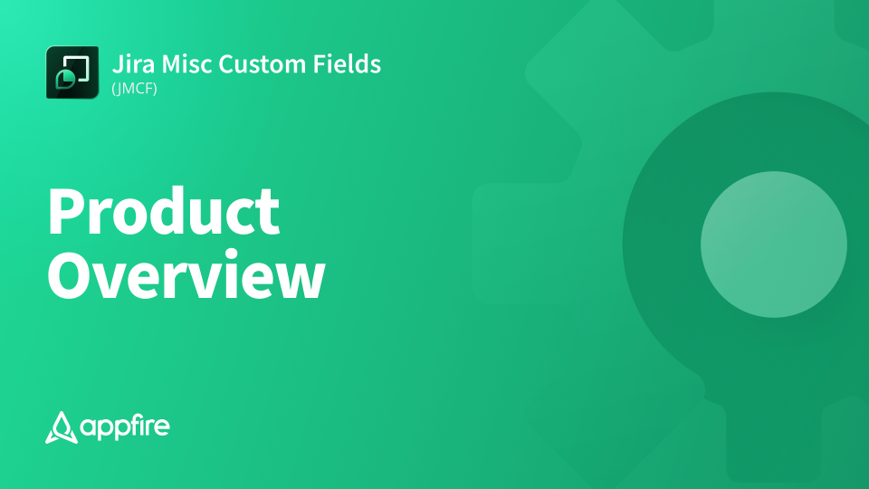 Jira Misc Custom Fields (JMCF) | Atlassian Marketplace