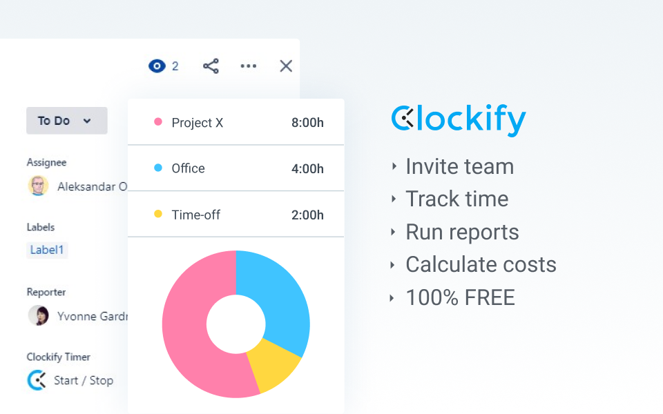 Clockify: Time Tracking & Timesheet | Atlassian Marketplace