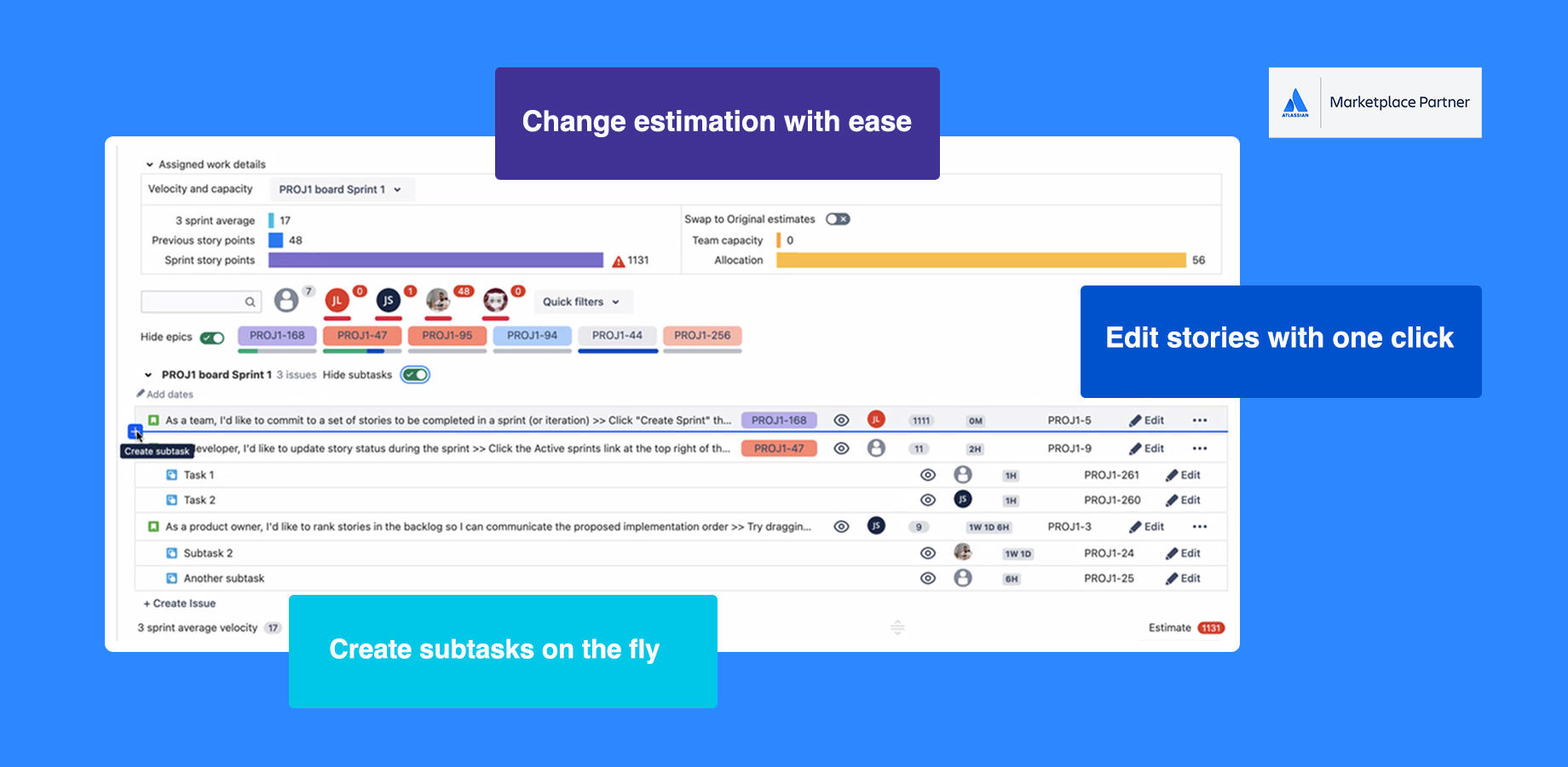Sprint planning and capacity planning for Jira Atlassian Marketplace