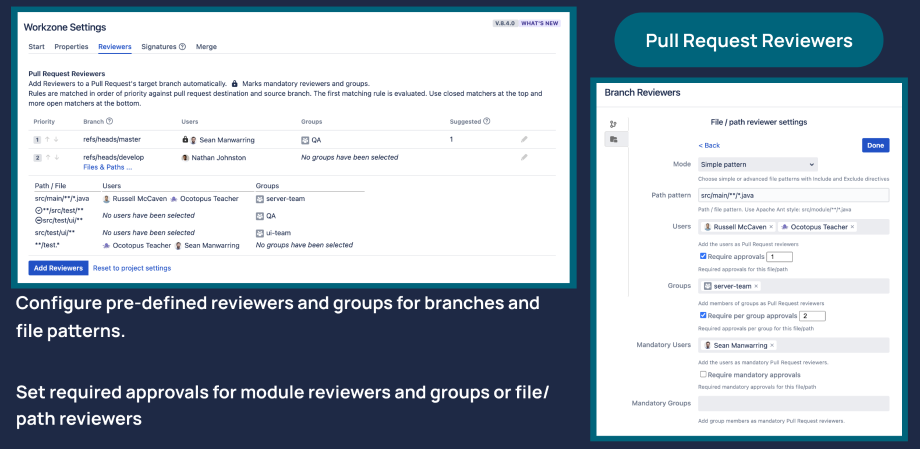 Workzone: PullRequest Workflow - Version history | Atlassian Marketplace