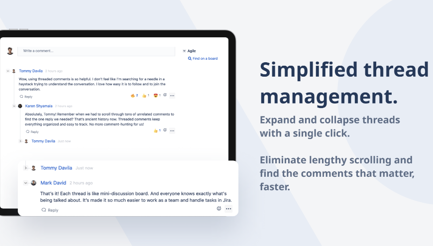 Threaded Comments for Jira