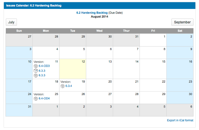 Jira Calendar Plugin Version history Atlassian Marketplace