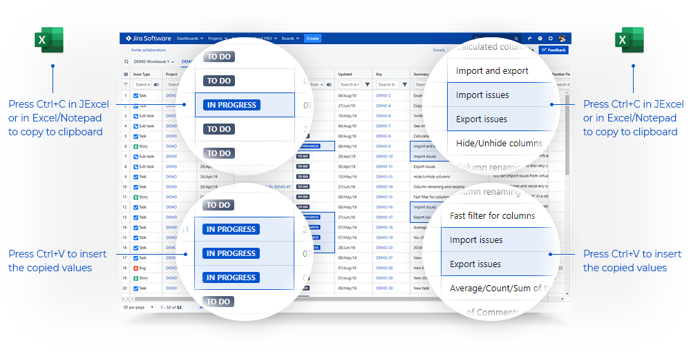 Jexcel Pro The Power Of Excel In Jira Atlassian Marketplace 1036