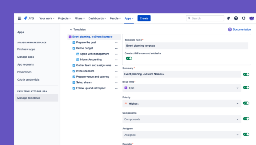 Easy Templates for Jira Issues | Atlassian Marketplace