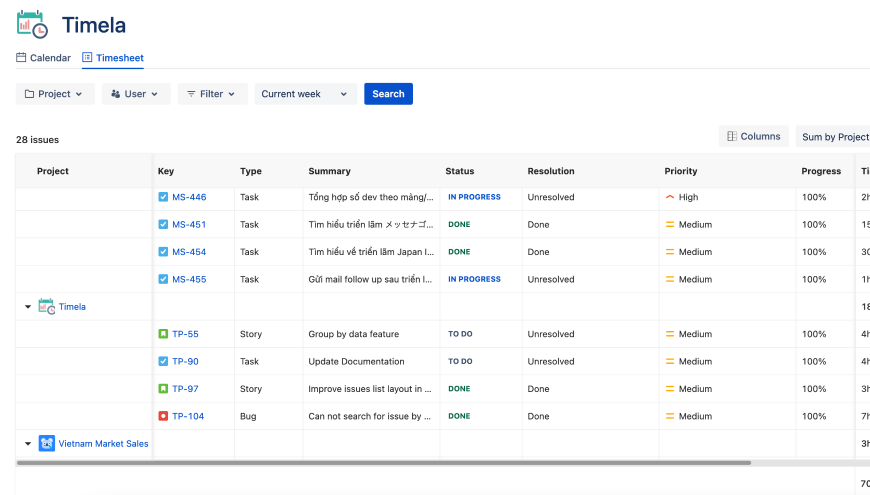 Timela - Worklog and Timesheet | Atlassian Marketplace