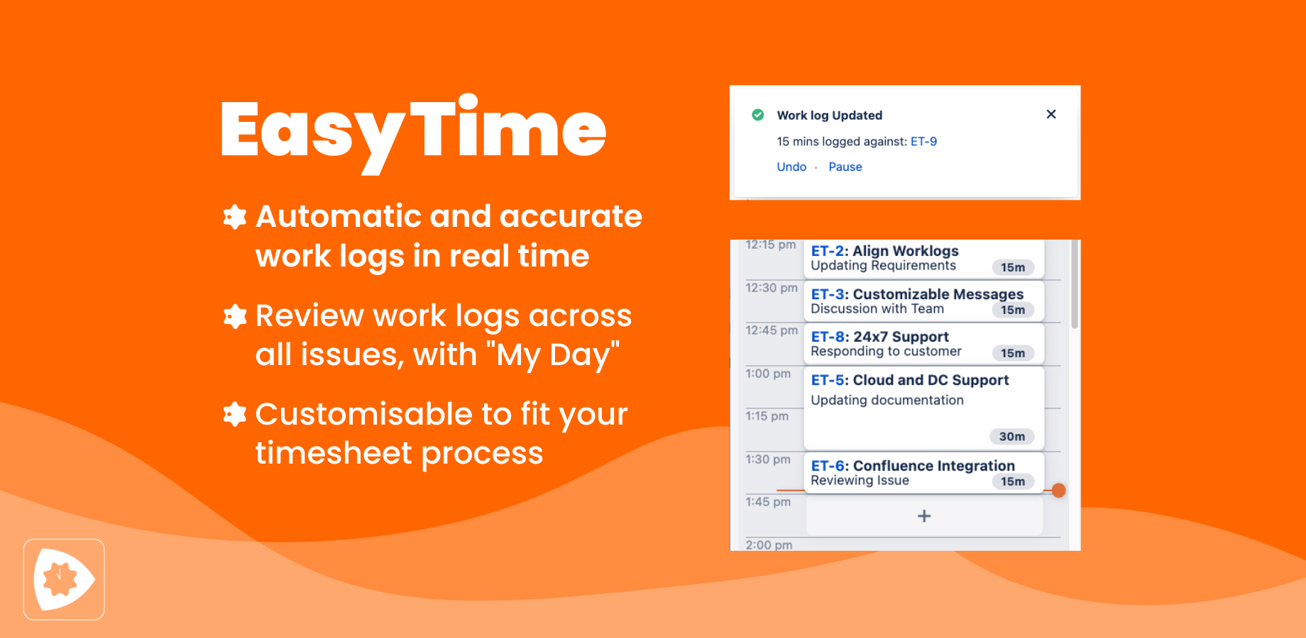 EasyTime Time Tracker Automatic Jira Time Tracking Atlassian