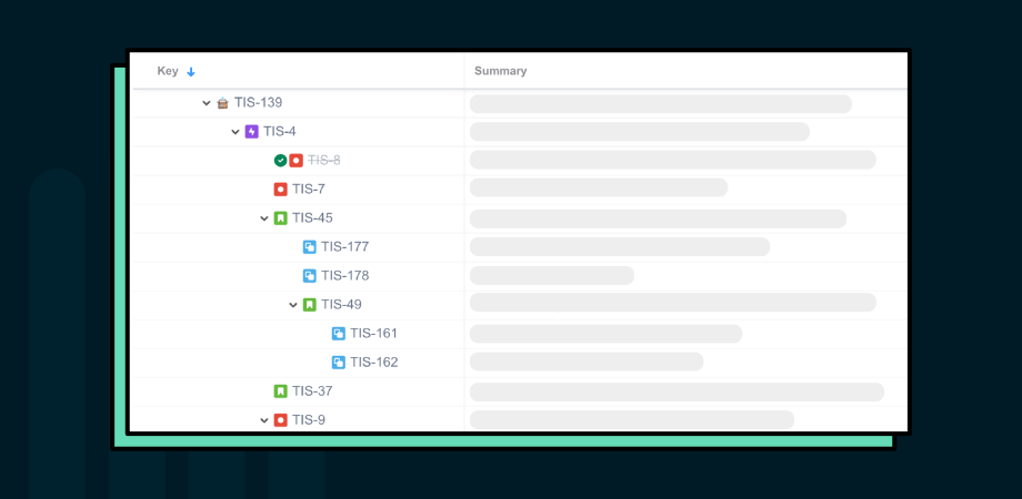 issue tree jira