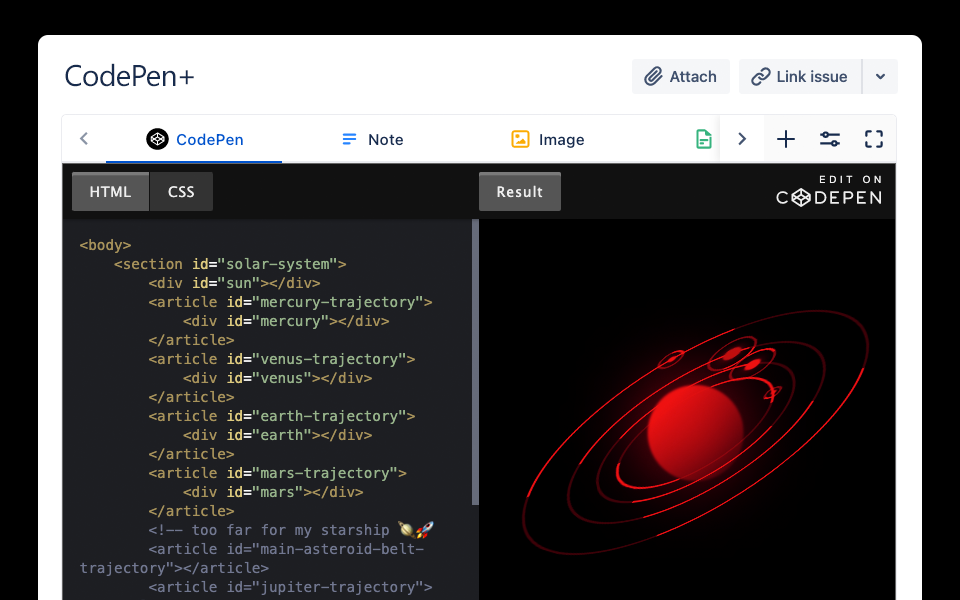 CodePen+ for Jira | Atlassian Marketplace
