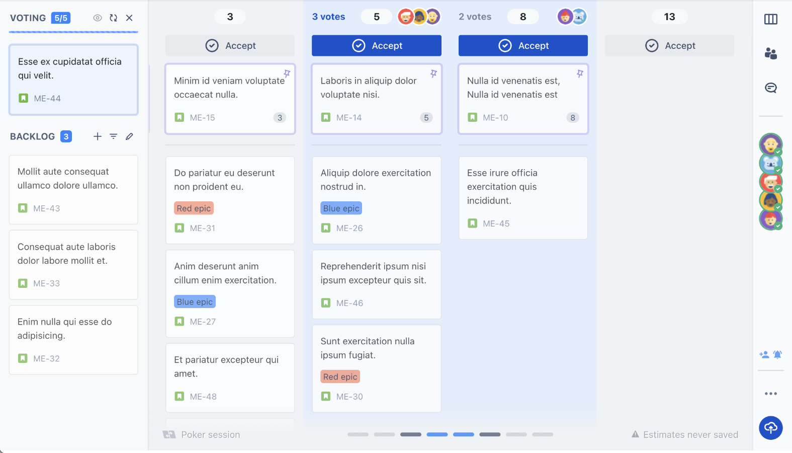 Magic Estimations Async and Planning Poker sizing for Jira