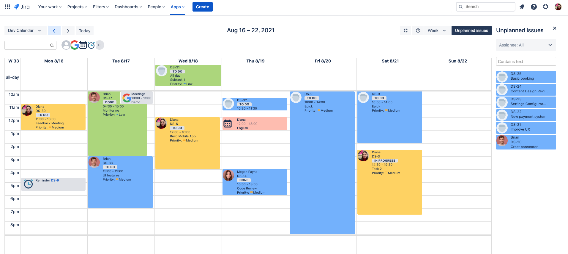 Calendar for Jira Plan Team Activities Atlassian Marketplace