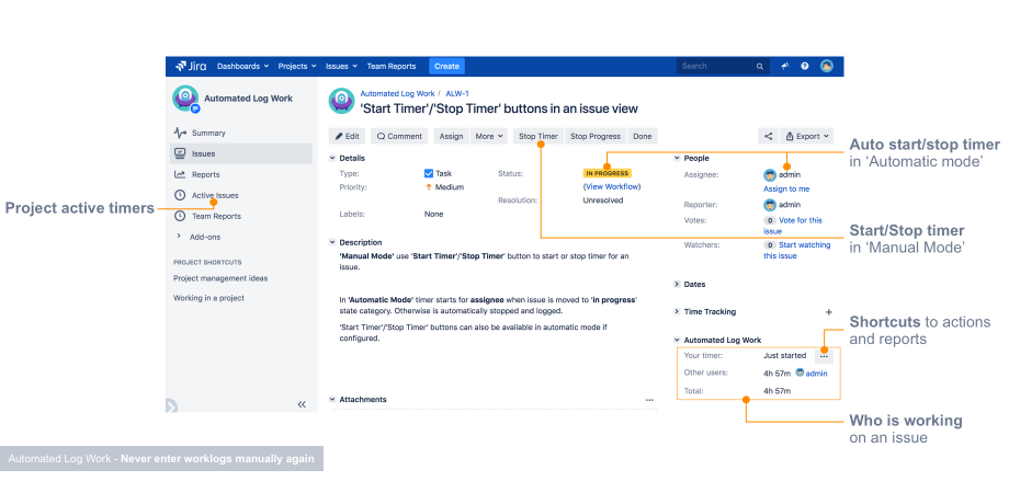 Пример задачи в jira