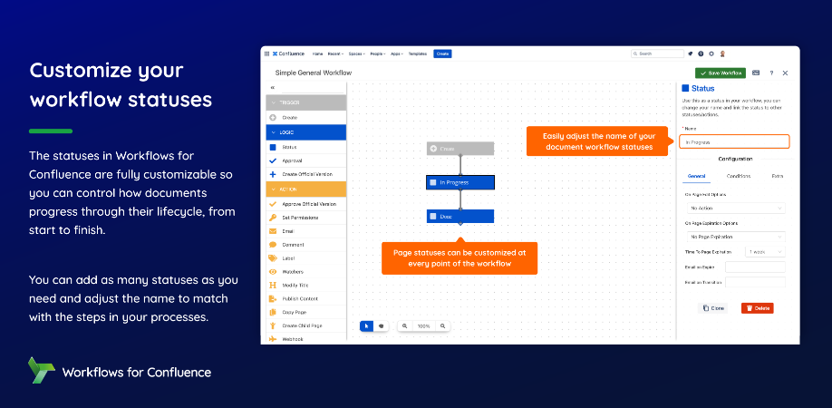 Workflows for Confluence - Version history | Atlassian Marketplace
