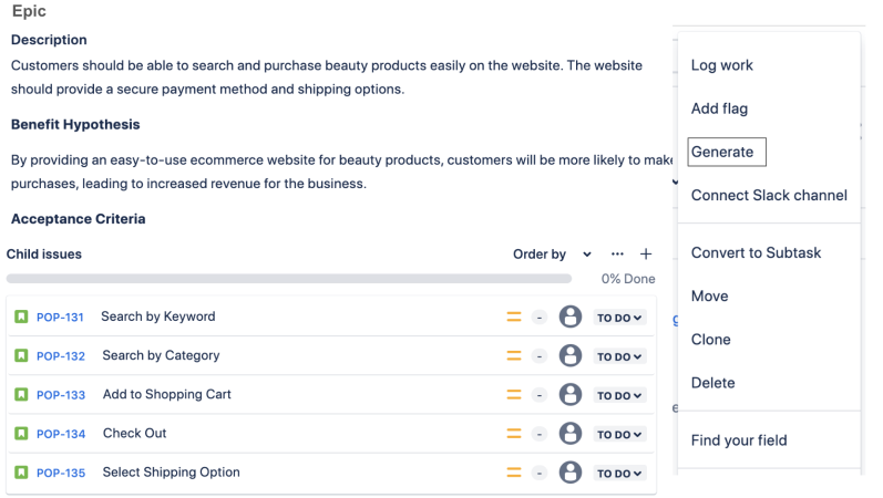 AI Test Case and User Story Issue Auto Generator for Jira - Version ...