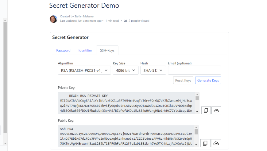 Secret Generator (Password | Marketplace
