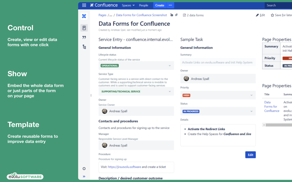 Data Forms for Confluence Atlassian Marketplace