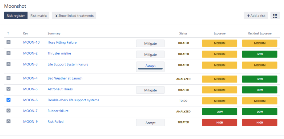 Risk Register - Version history | Atlassian Marketplace