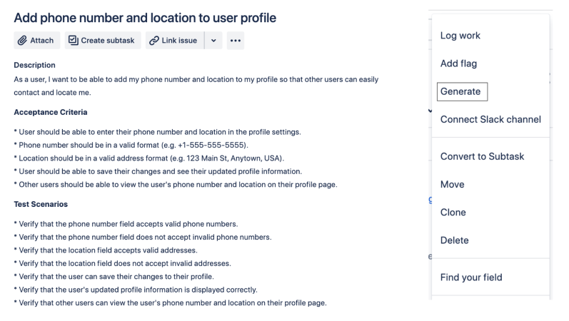 AI Test Case and User Story Issue Auto Generator for Jira - Version ...