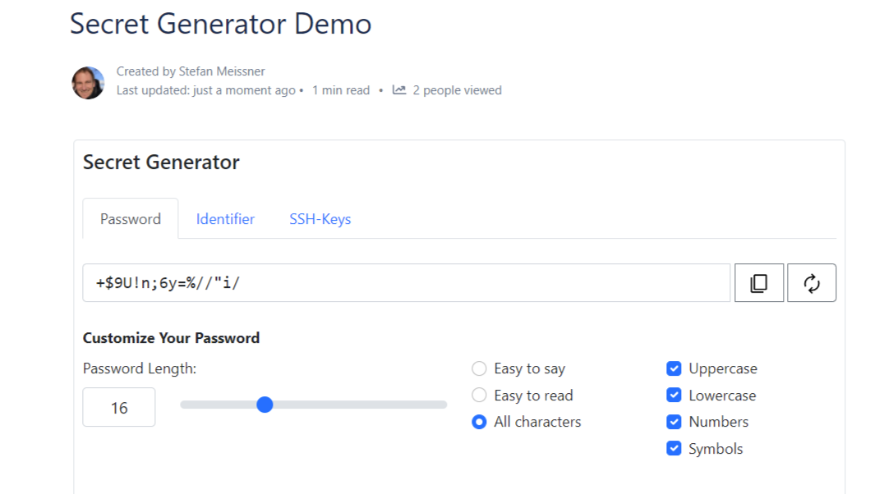 Password generator - Share your Projects - Snap! Forums